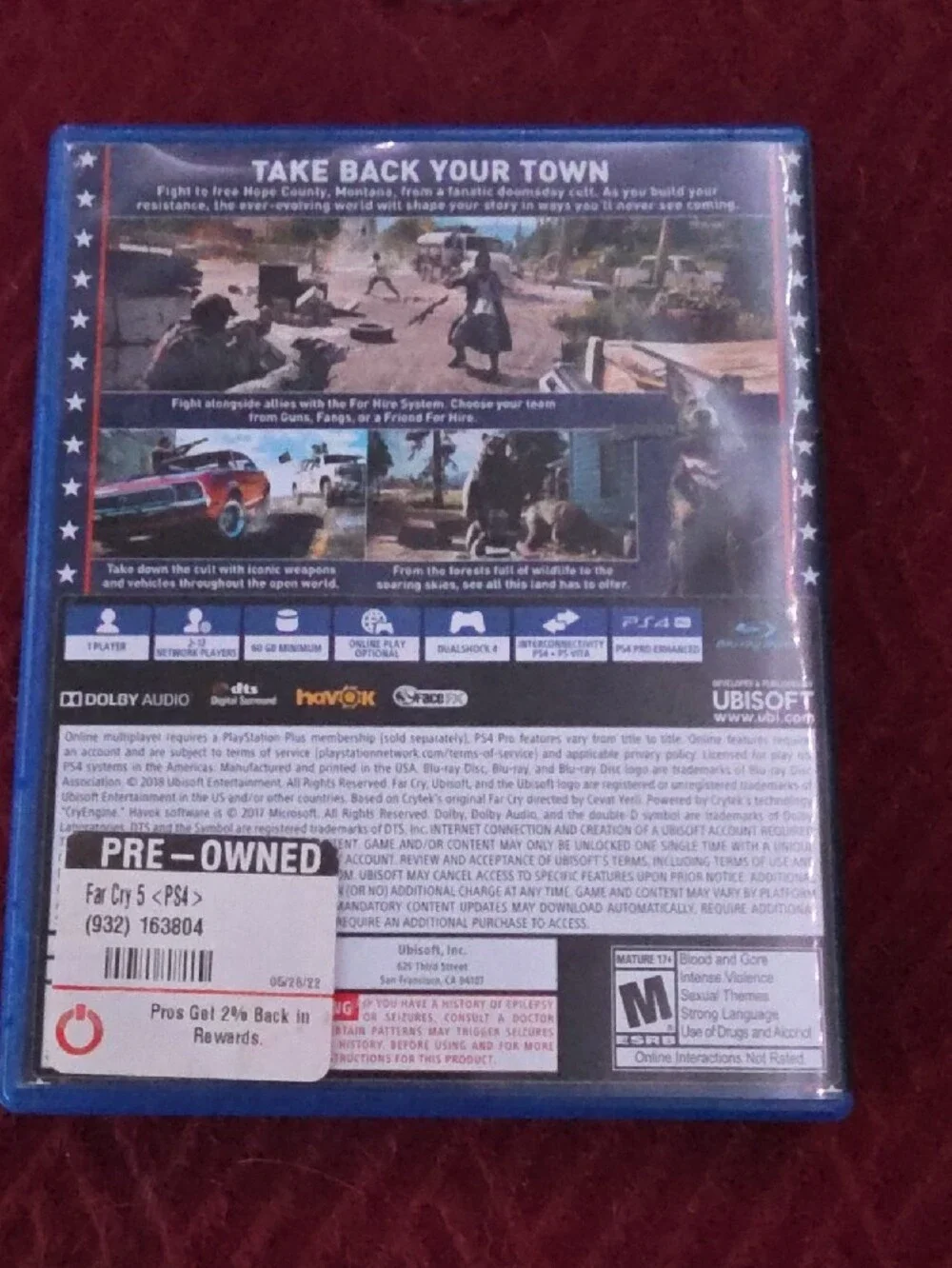 FAR CRY 5 PS4 Game